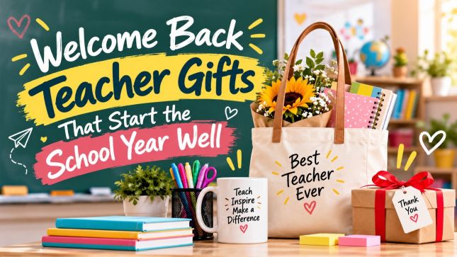 Welcome Back Teacher Gifts That Start the School Year Well