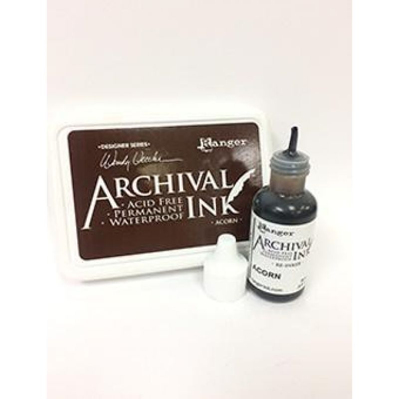 Archival Ink™ Pad Re-Inker Acorn