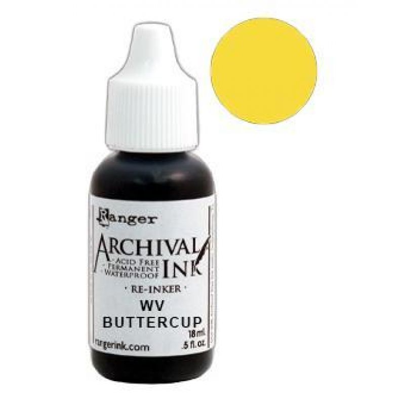 Archival Ink™ Pad Re-Inker Buttercup