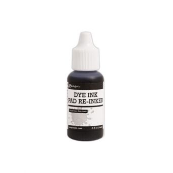 Dye Ink Pad Re-Inker Black Tie