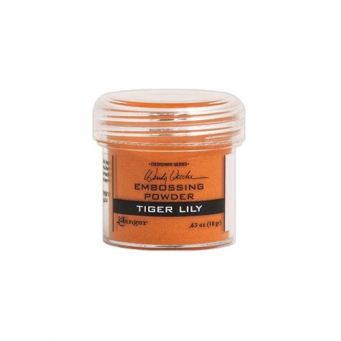Embossing Powder Tiger Lily