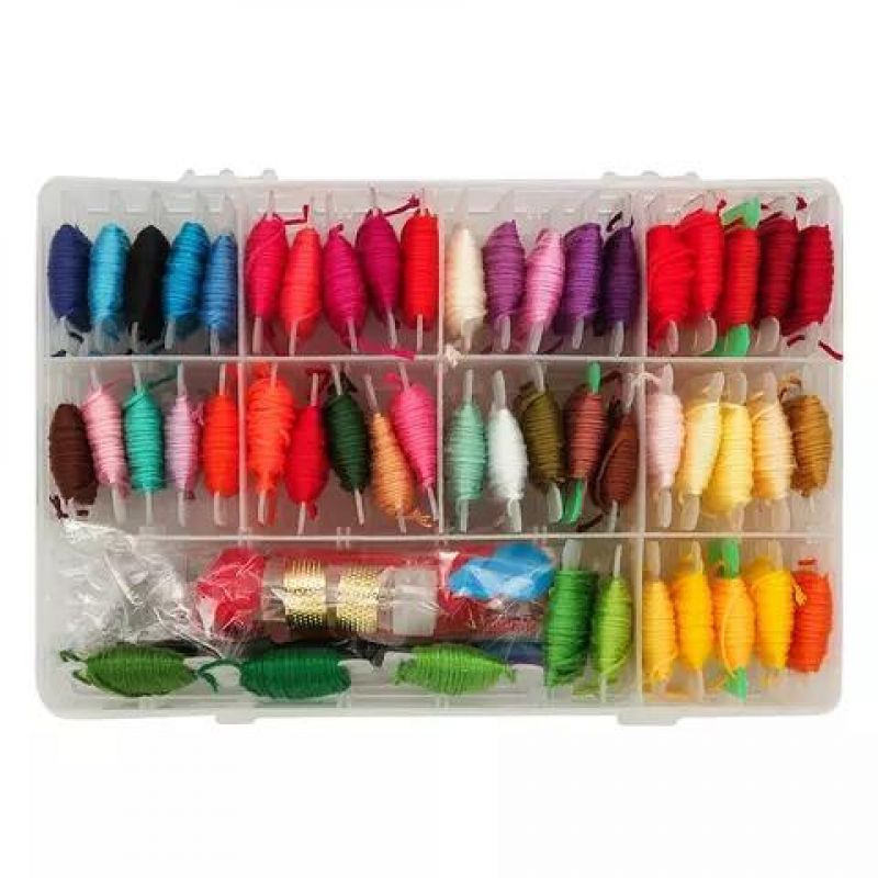 50 Colors Cross Stitch Thread Embroidery Thread