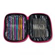 22pcs Stainless Steel + Alumina Crochet Hook Case