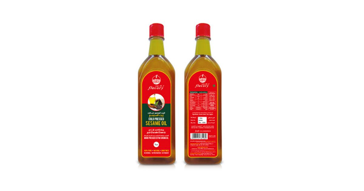 Flavory Cold Pressed Sesame Oil 1 ltr My Flavory sandhai.ae