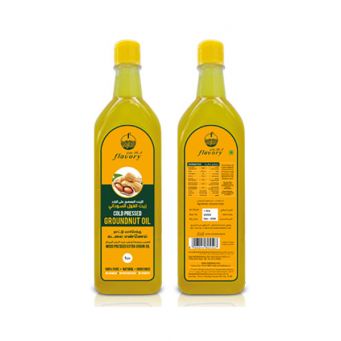  Flavory Cold Pressed Groundnut Oil- 1 Ltr