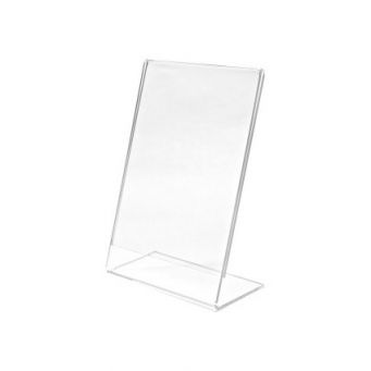 L Shape Acrylic Stand A5 Acrylic Ad Menu Frame	