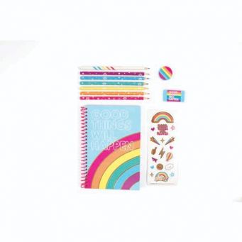 Rainbow Stationary Set