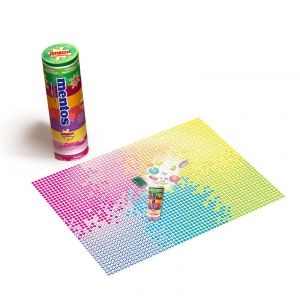 SuperSized Puzzles Mentos Rainbow 1000 Pcs-Puzzles