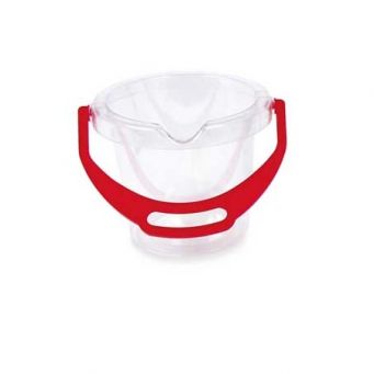 Transparent Bucket - Red