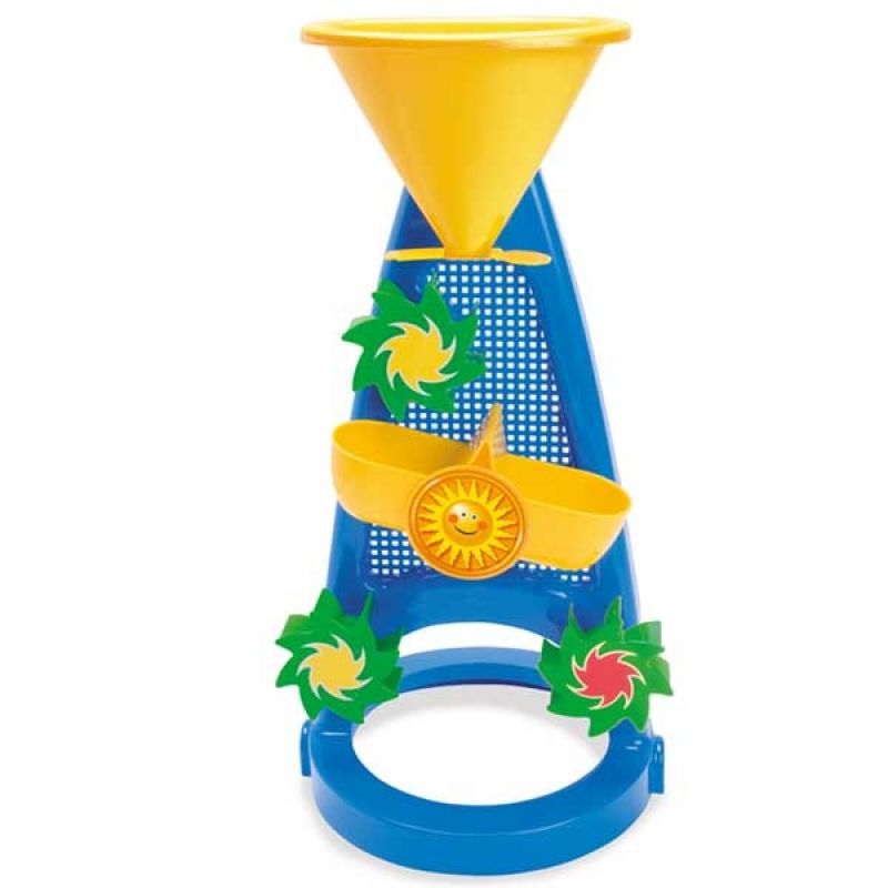 Sand And Water Wheels Tower With Bucket & Spade