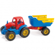 Tractor With Trailer Toy