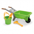 Green Garden Wheelbarrow Set