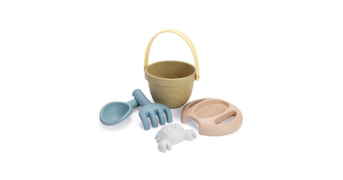 Bioplastic Bucket & spade sand set sandhai.ae