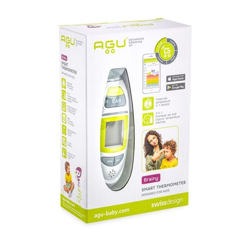 Agu Infrared Thermometer - Green/White