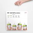 Comotomo Baby Bottle Bundle Green