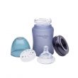 Everyday Baby Glass Heat Sensing Baby Bottle Blueberry