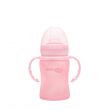 Everyday Baby Glass Sippy Cup Shatter Protected Rose Pink