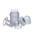 Everyday Baby Glass Sippy Cup Shatter Protected Quite Grey