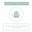 Everyday Baby Glass Sippy Cup Shatter Protected Quite Grey
