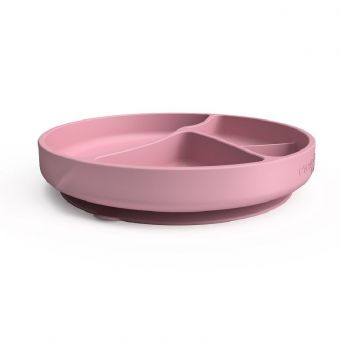 Everyday Baby Silicone Suction Plate Purple Rose