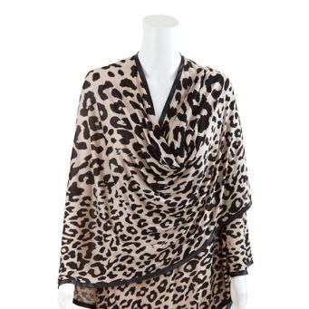 Bebitza Modal Nursing Cover - Leopard Print