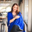 Bebitza Modal Nursing Cover - Cobalt Blue