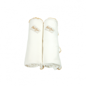 Bebitza Antibacterial Baby Wraps (2 Pack) - Cream/Cream