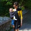 Love Radius Little Baby Wrap Without A Knot - Charcoal Grey,Black