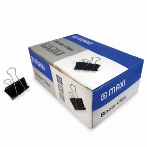 MAXI Binder Clip 51mm Box of 12pc Black | sandhai.ae