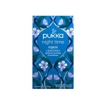Pukka - Night Time, Organic Herbal Tea With Lavender, 20 Tea Bags