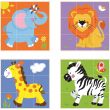 Stacking Cube Puzzle - Wild Animals
