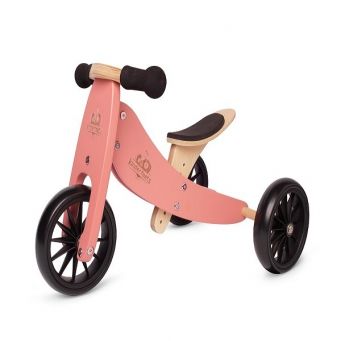 2-In-1 Tiny Tot Tricycle & Balance Bike - Coral