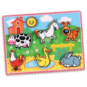 Stacking Cube Puzzle - Farm Animals