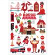Mini Sticker Poster - Learning Colours (Red)