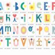 Alphabet Wall Sticker - A