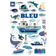 Mini Sticker Poster - Learning Colours - (Blue)
