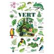 Mini Sticker Poster - Learning Colours - (Green)