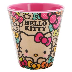 Hello Kitty Melamine Tumbler, Logo Printed, Pink, 270ml