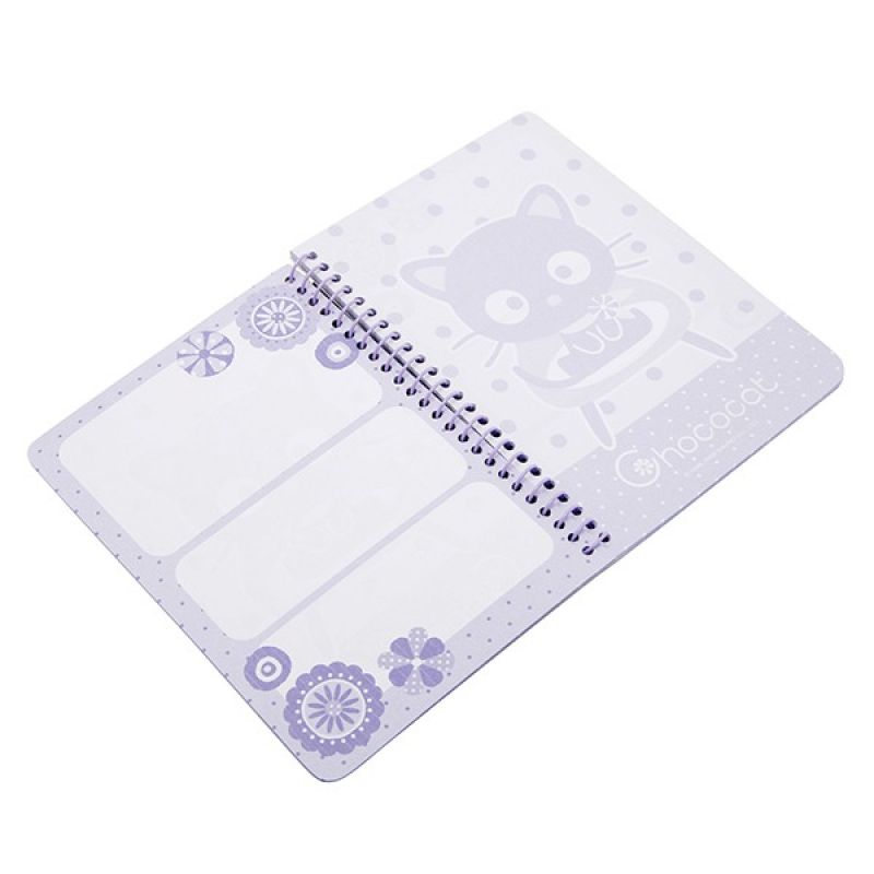Hello Kitty Chococat Mini Spiral Notebook, Brown, 35 Sheets