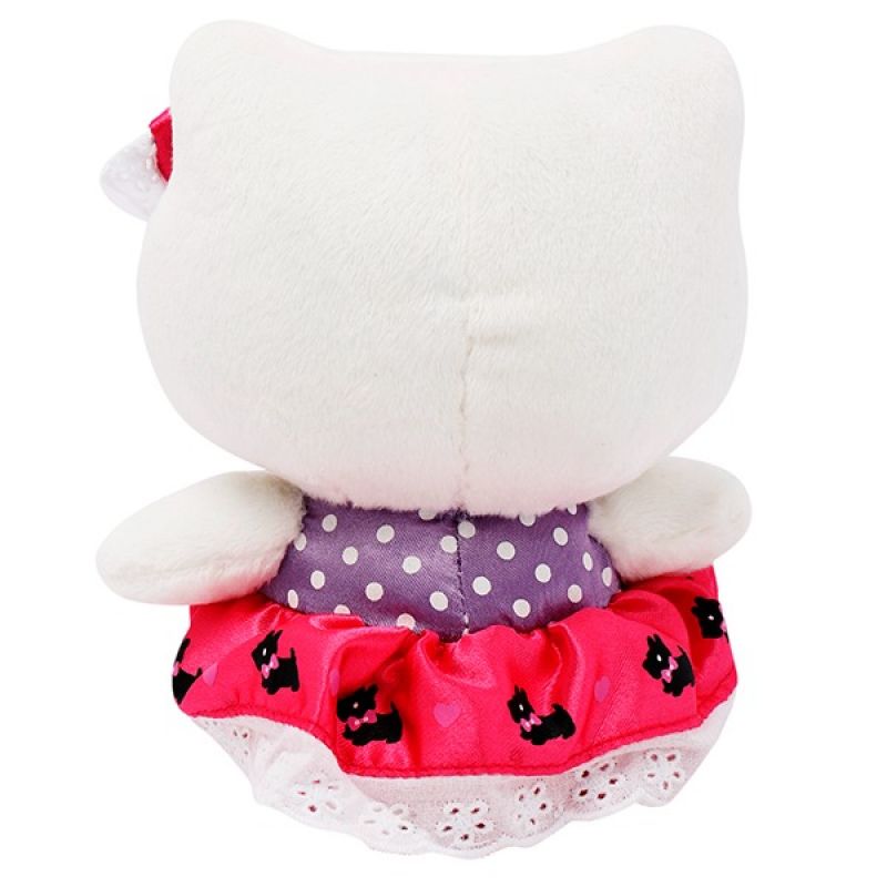 Hello Kitty Mascot Plush, Stuffed Soft Toy, White
