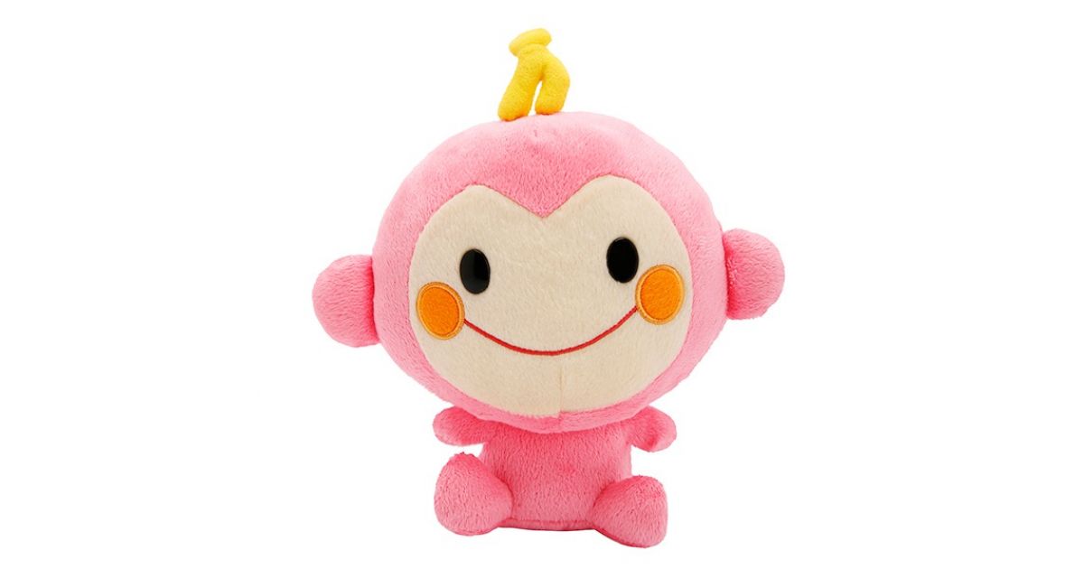 Hello Kitty 8 In Plush, Stuffed Soft Toy, Monkey Dance, Pink 