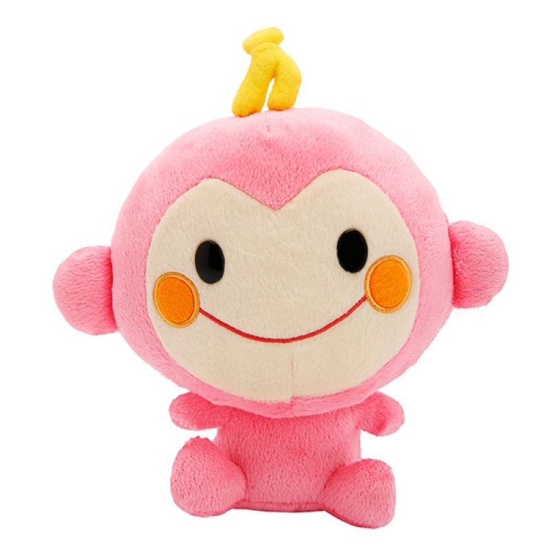 Hello Kitty 8 In Plush, Stuffed Soft Toy, Monkey Dance, Pink