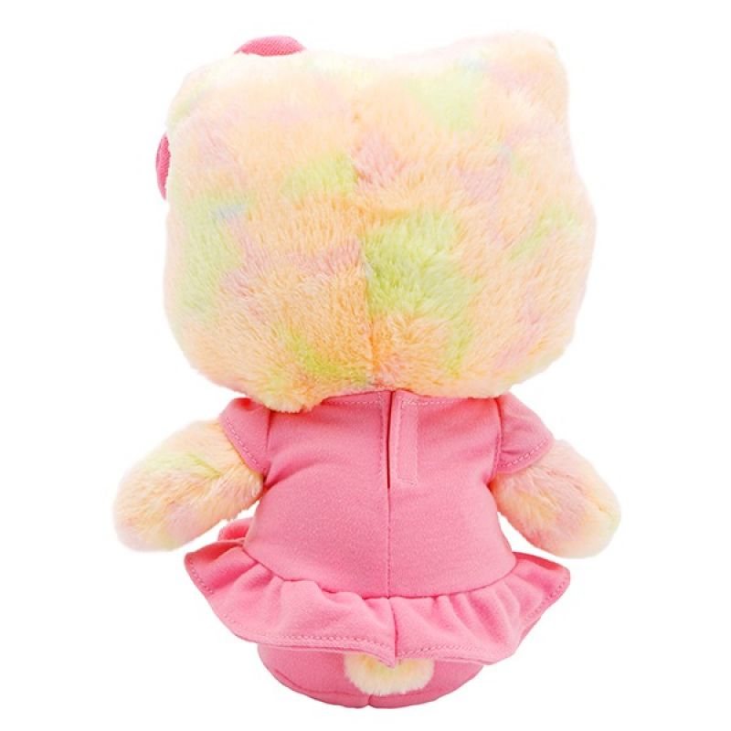 Hello Kitty Rainbow Huggable Plush, Stuffed Soft Toy, Multicolour