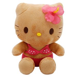 Hello Kitty Bikini Plush, Stuffed Soft Toy, Beige