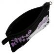 Hello Kitty Zip Closure Printed Coin Purse, Travel Purse, Black