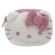 Hello Kitty D-Cut Coin Purse, Travel Purse, White
