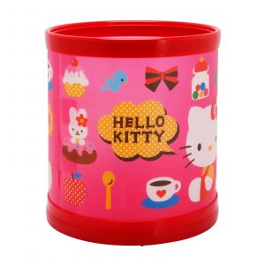 Hello Kitty Folding Waste Basket, Pink (Small)