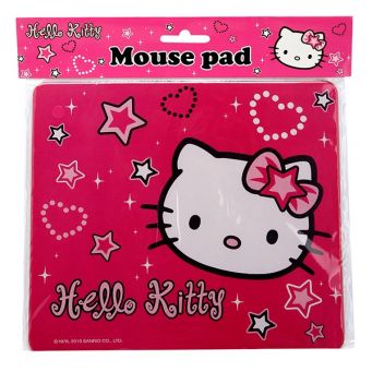 Hello Kitty Mouse Pad, Star KT, Large, Pink