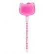 Hello Kitty Ballpoint Pen, Big Face Cap, Pink