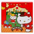 Hello Kitty White Plate With Red Ribbon Design, Large, White